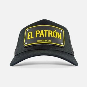 John Hatter & Co Black and Yellow Cap